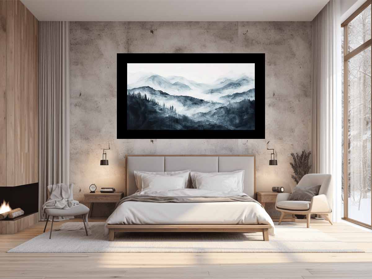 Mountain Canvas Painting Print