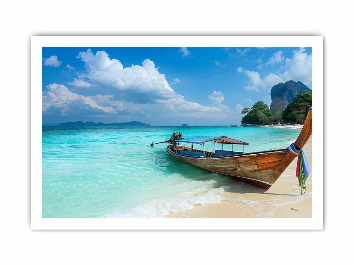 Thai Boat Canvas Print