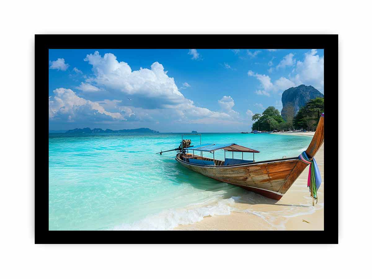 Thai Boat Canvas Print