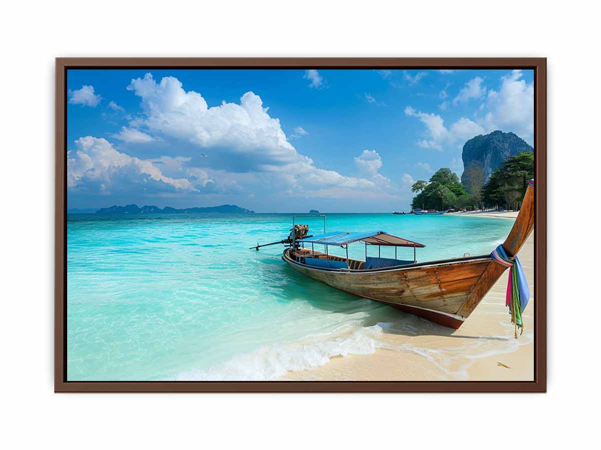 Thai Boat Canvas Print