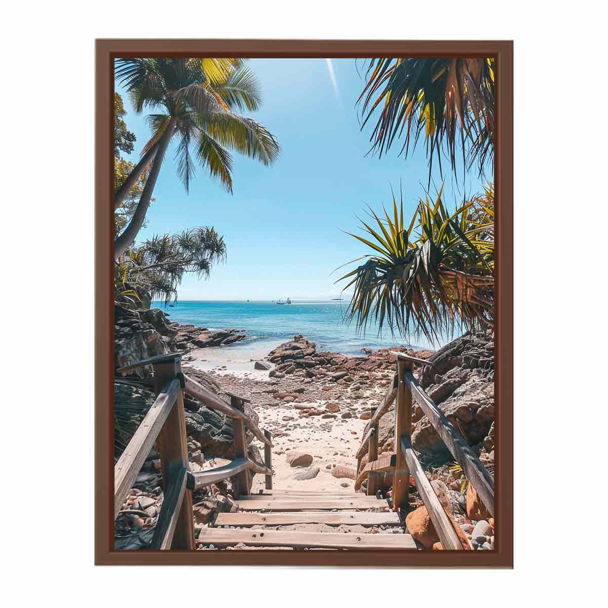 Beach Steps Canvas Print