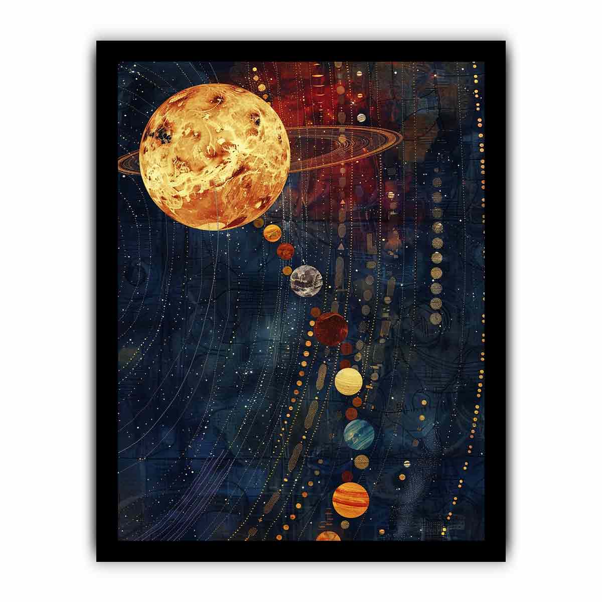 Solar System Canvas Print