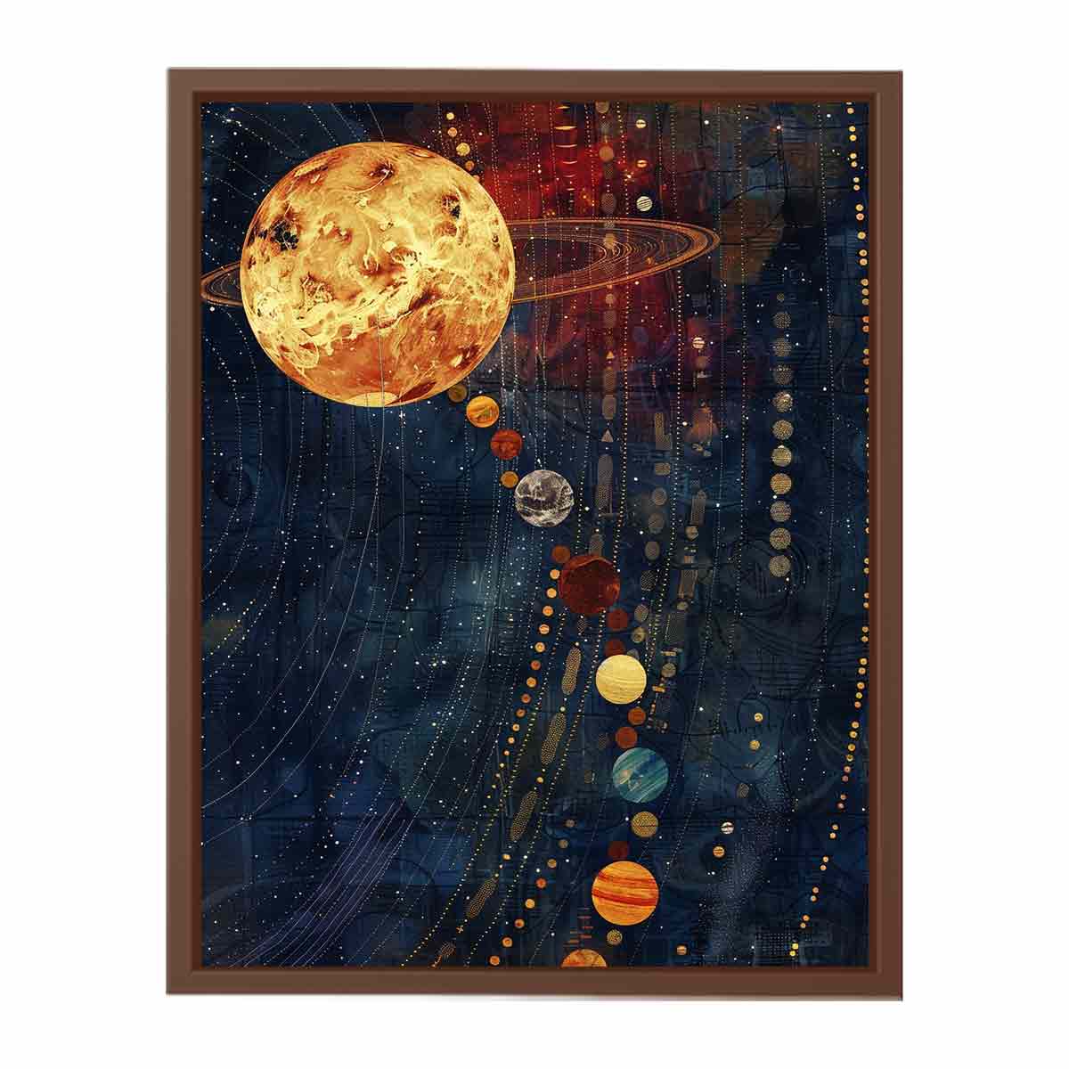 Solar System Canvas Print