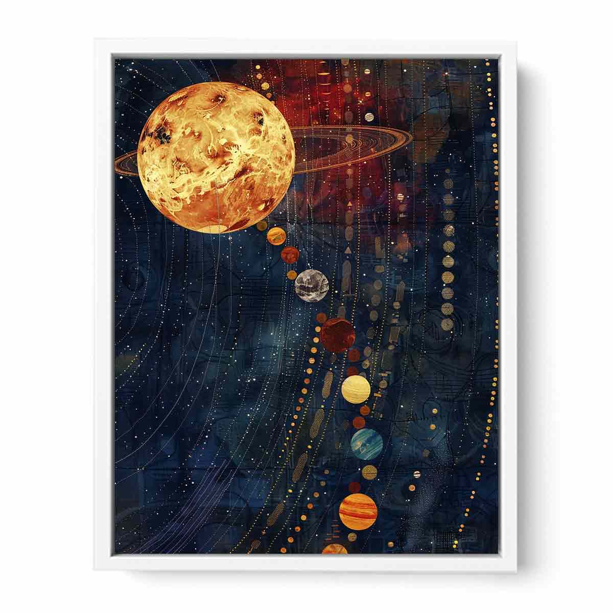 Solar System Canvas Print