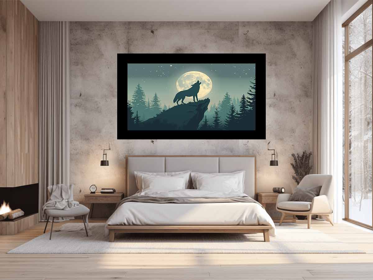 Wolf  Canvas Print Poster