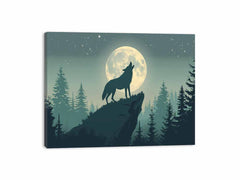 Wolf  Canvas Print Poster