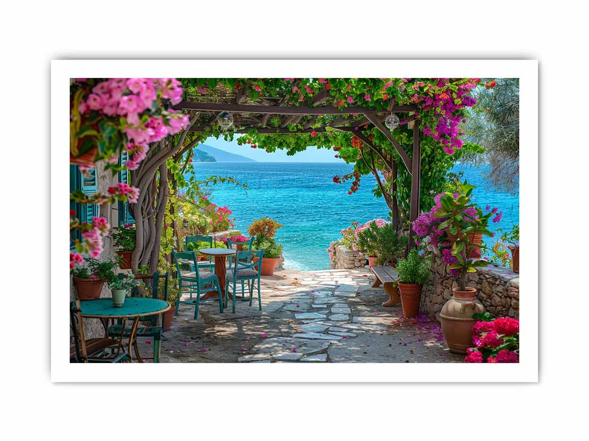 Ourdoor  Beach House Canvas Print