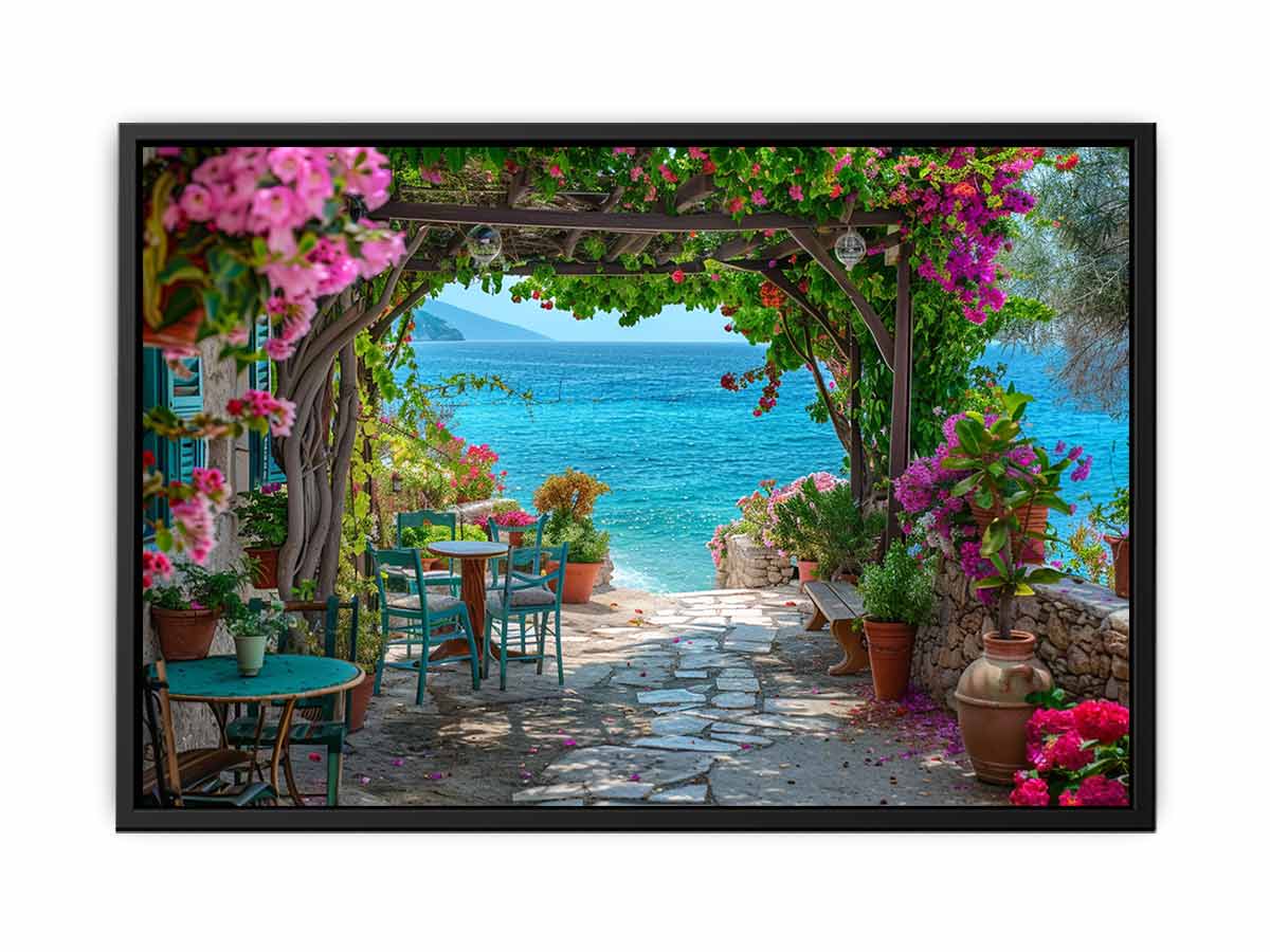 Ourdoor  Beach House Canvas Print
