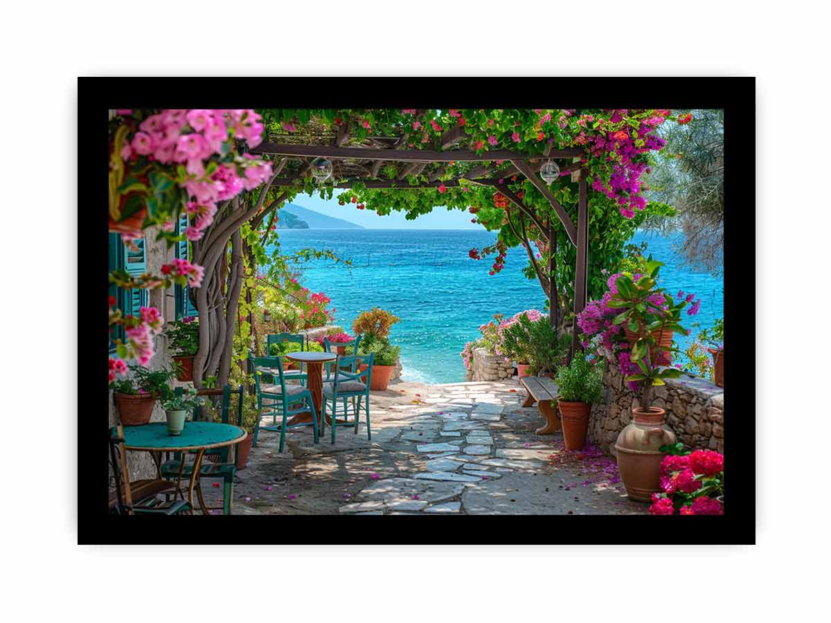 Ourdoor  Beach House Canvas Print