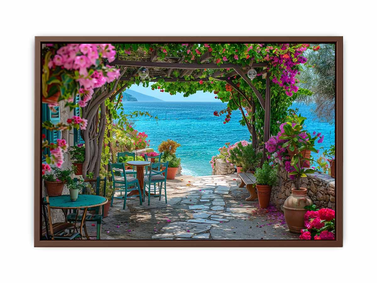Ourdoor  Beach House Canvas Print