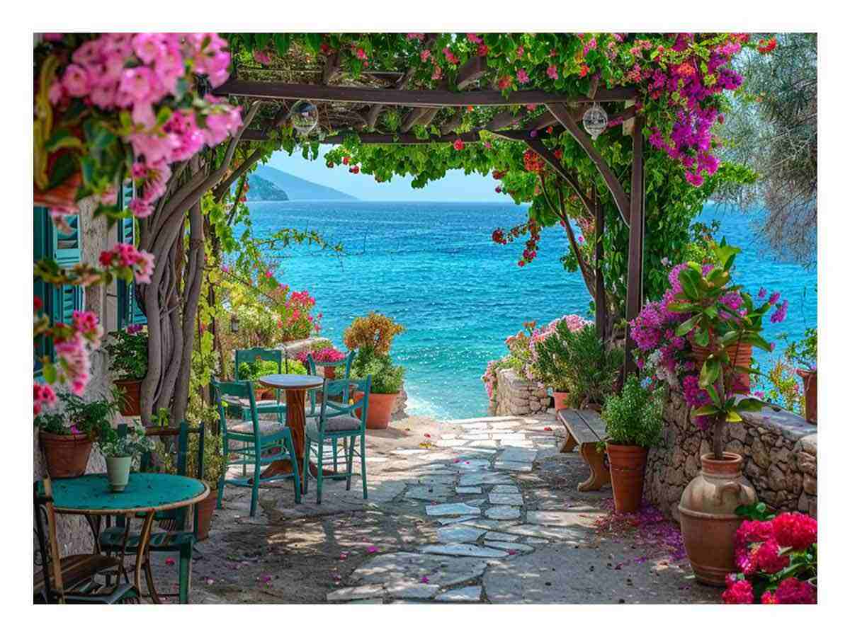 Ourdoor  Beach House Canvas Print