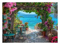 Ourdoor  Beach House Canvas Print