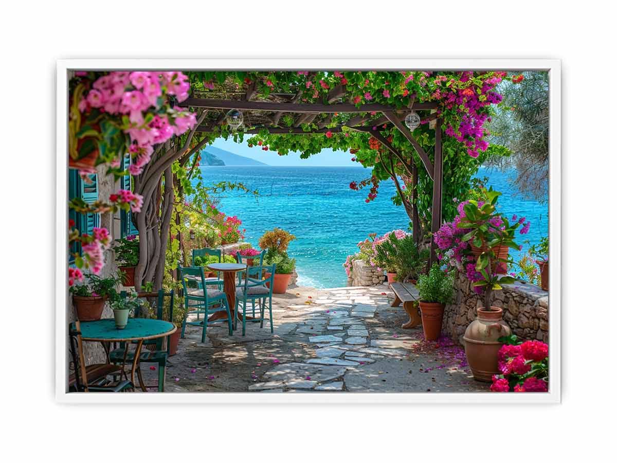 Ourdoor  Beach House Canvas Print