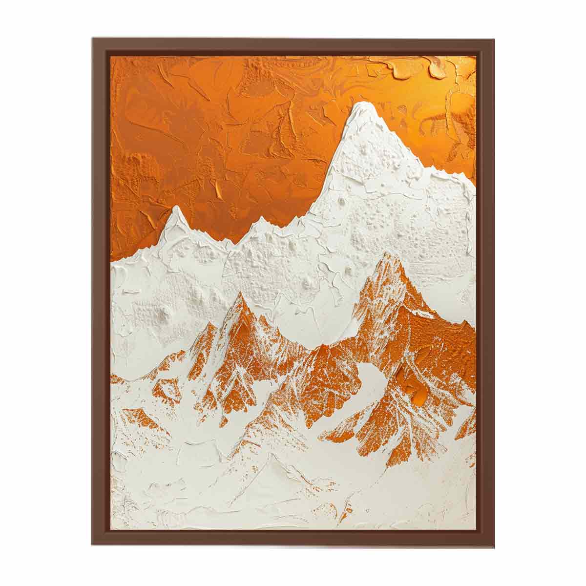 Textured Mountian  Canvas painting