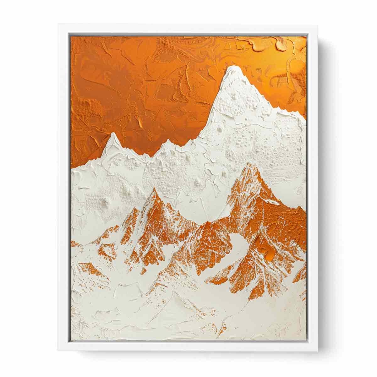 Textured Mountian  Canvas painting