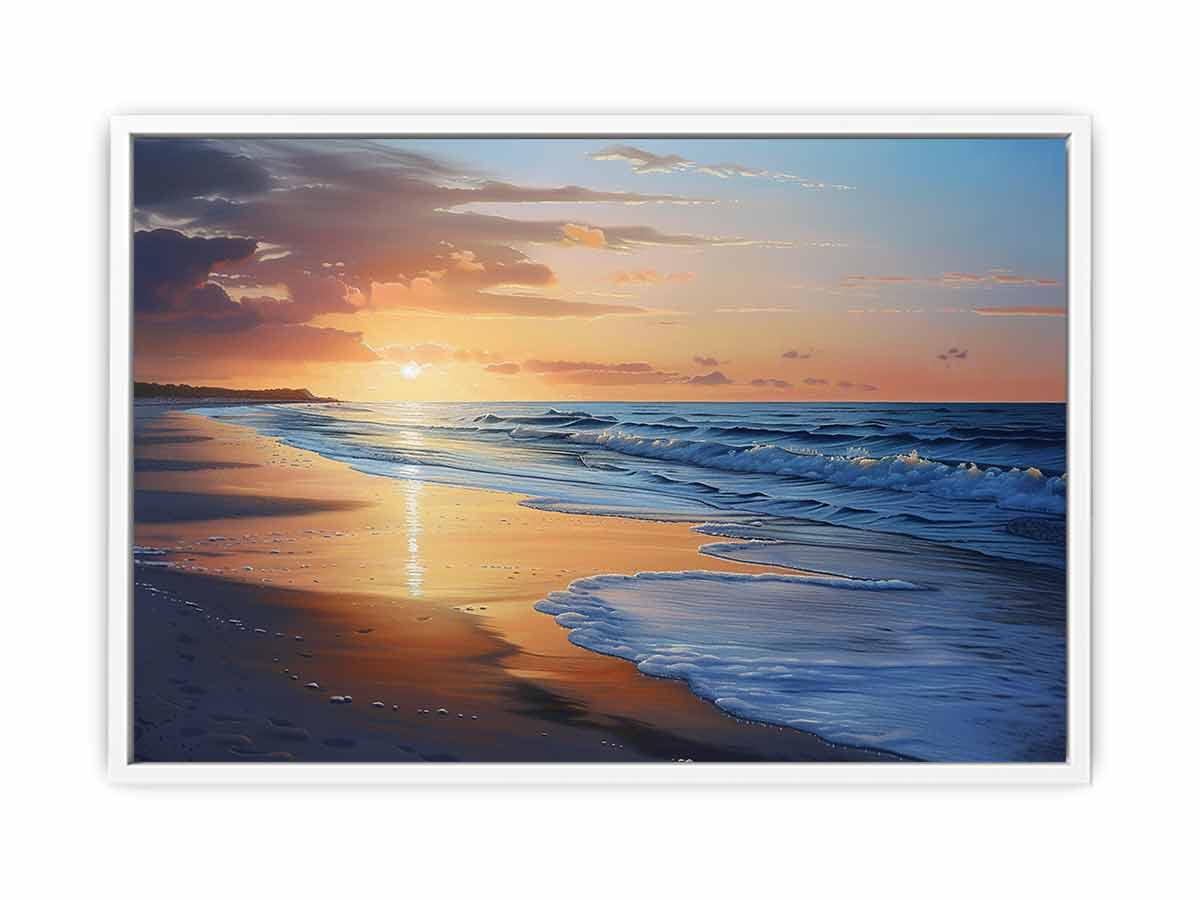 Beach Painting on   Canvas Print