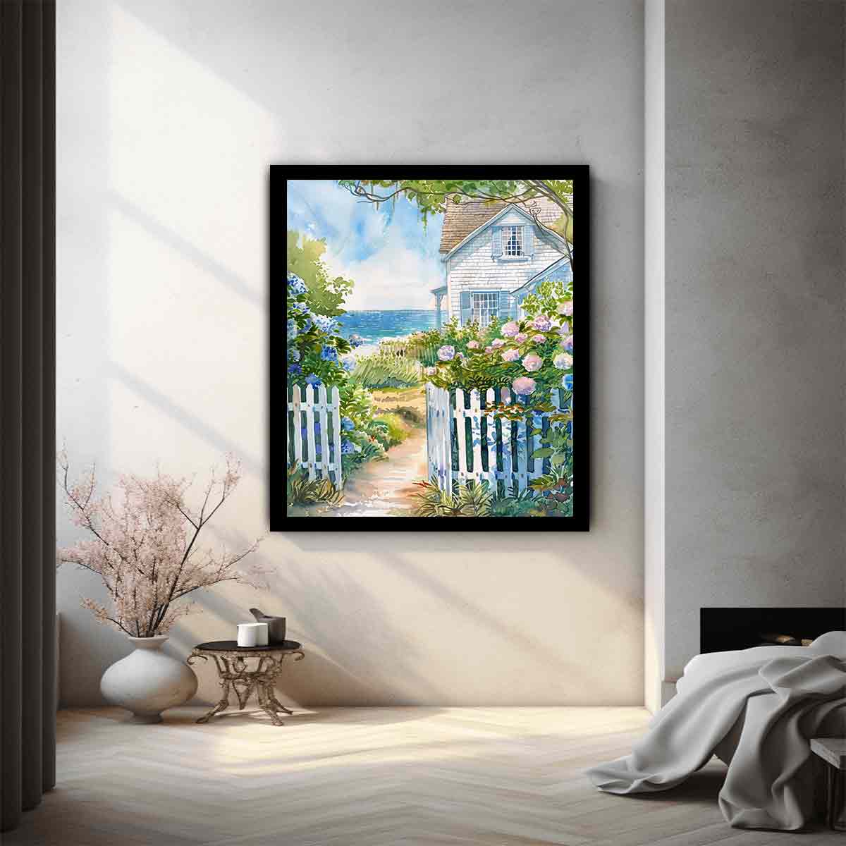 Beach House  Canvas painting