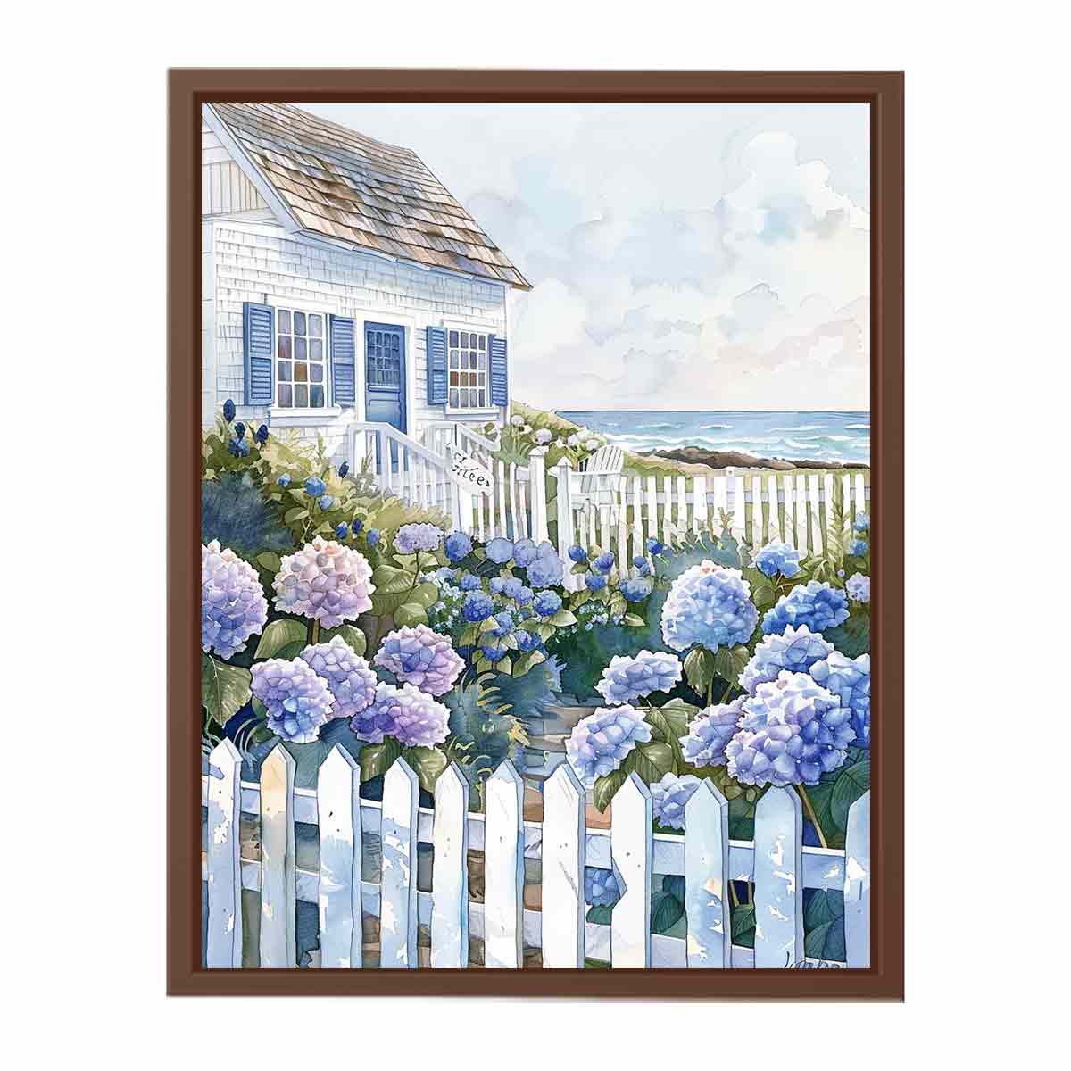 Beach House  Canvas art Print
