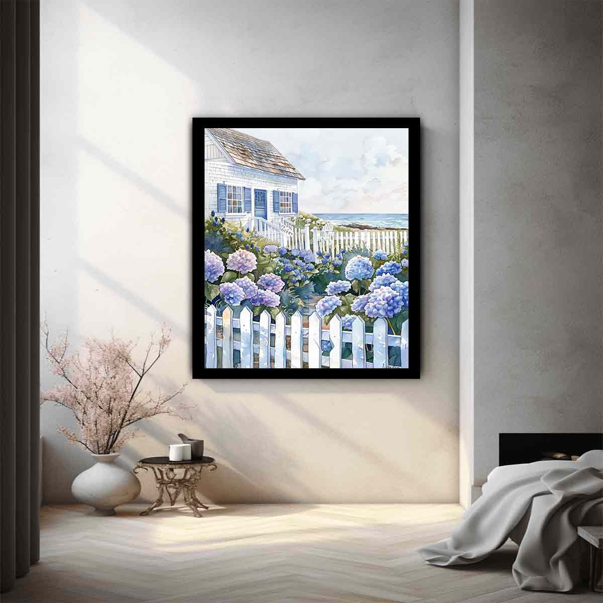 Beach House  Canvas art Print