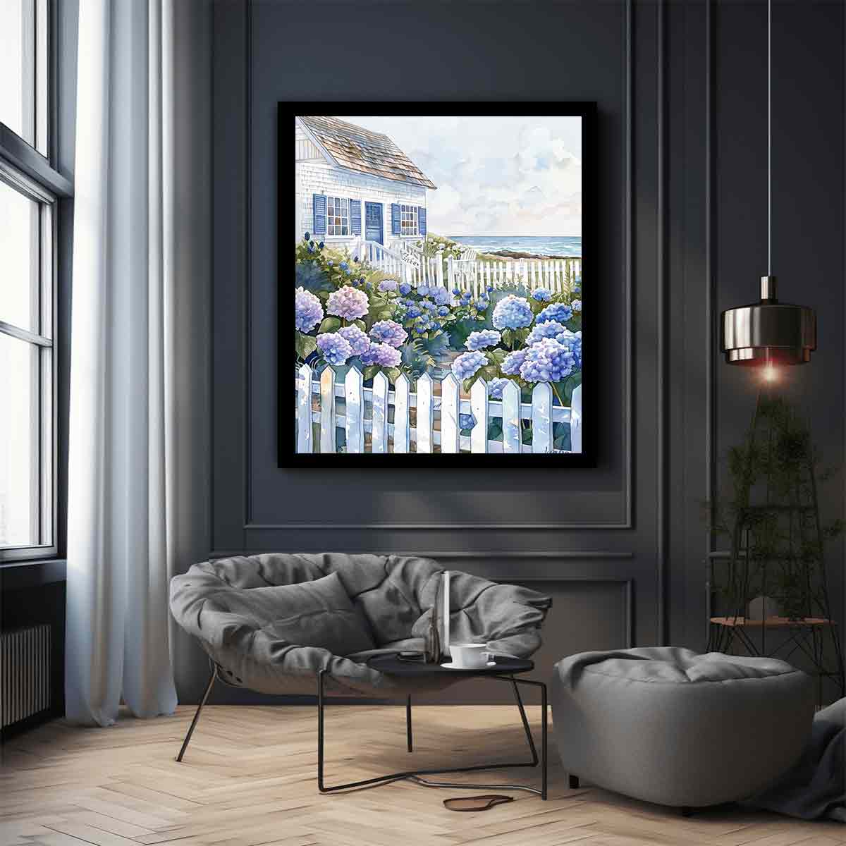 Beach House  Canvas art Print