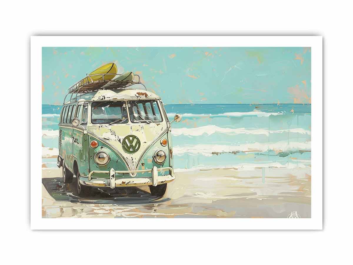 Vw Bus Canvas Print