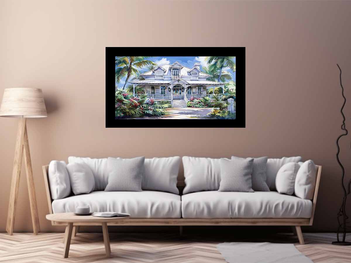 Beautiful Wodden House  Canvas Print