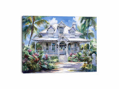 Beautiful Wodden House  Canvas Print