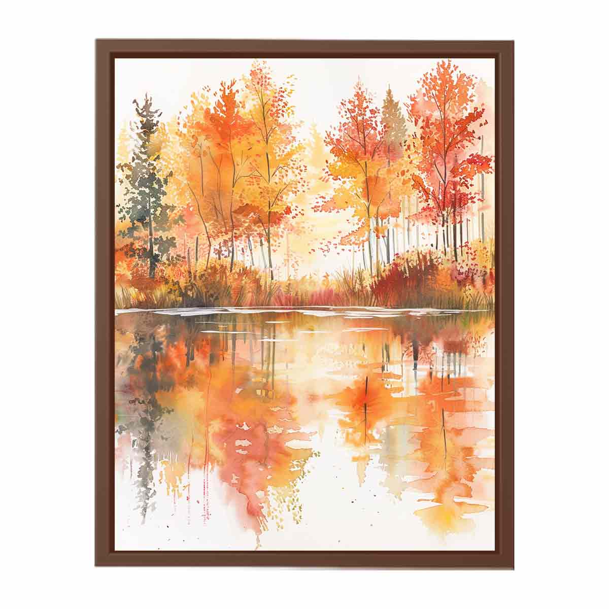 Forest Watercolor   Canvas Print