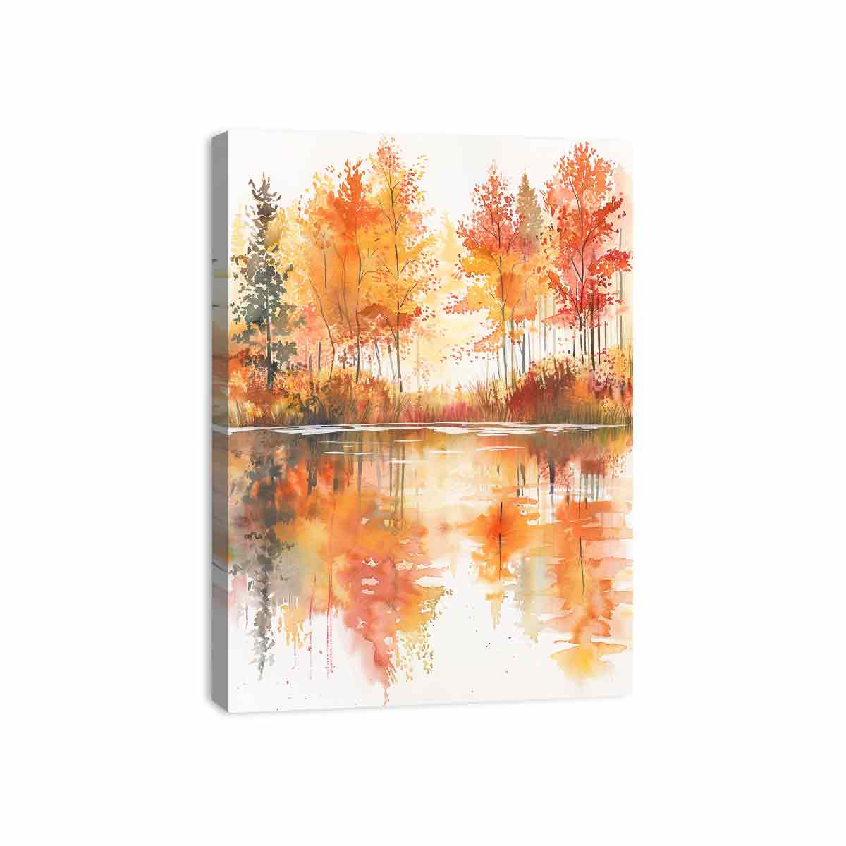 Forest Watercolor   Canvas Print