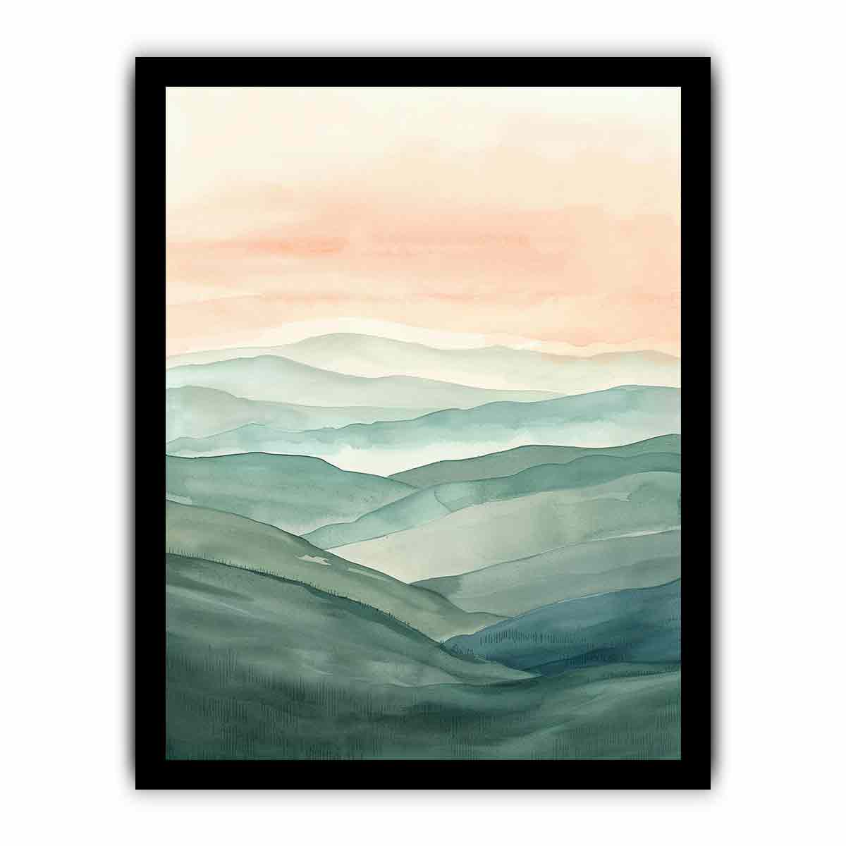 Serene Landscape  Canvas Print