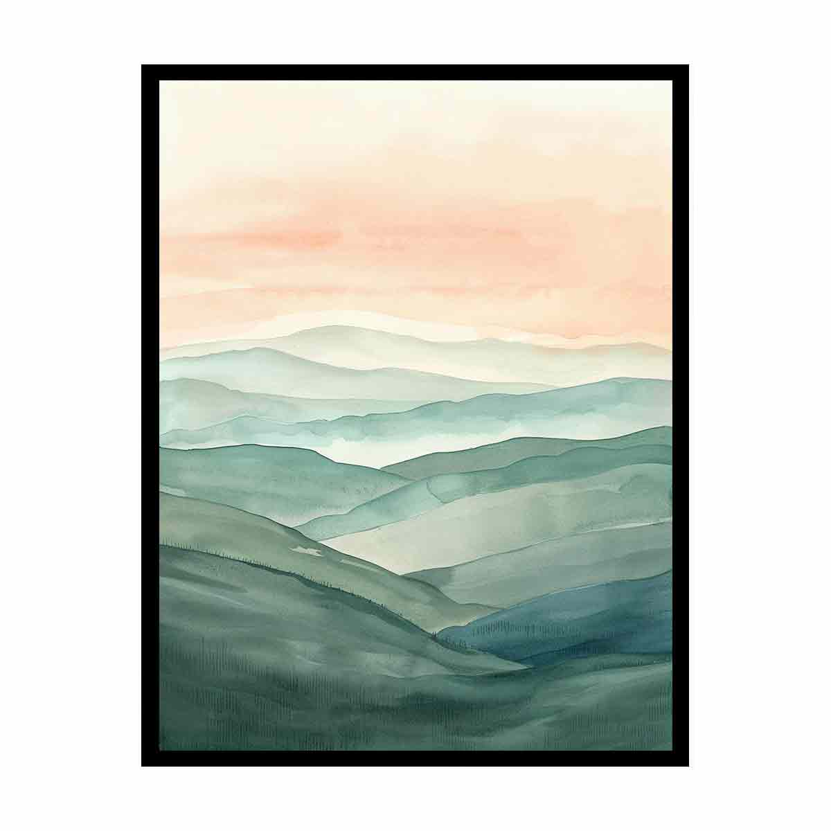 Serene Landscape  Canvas Print