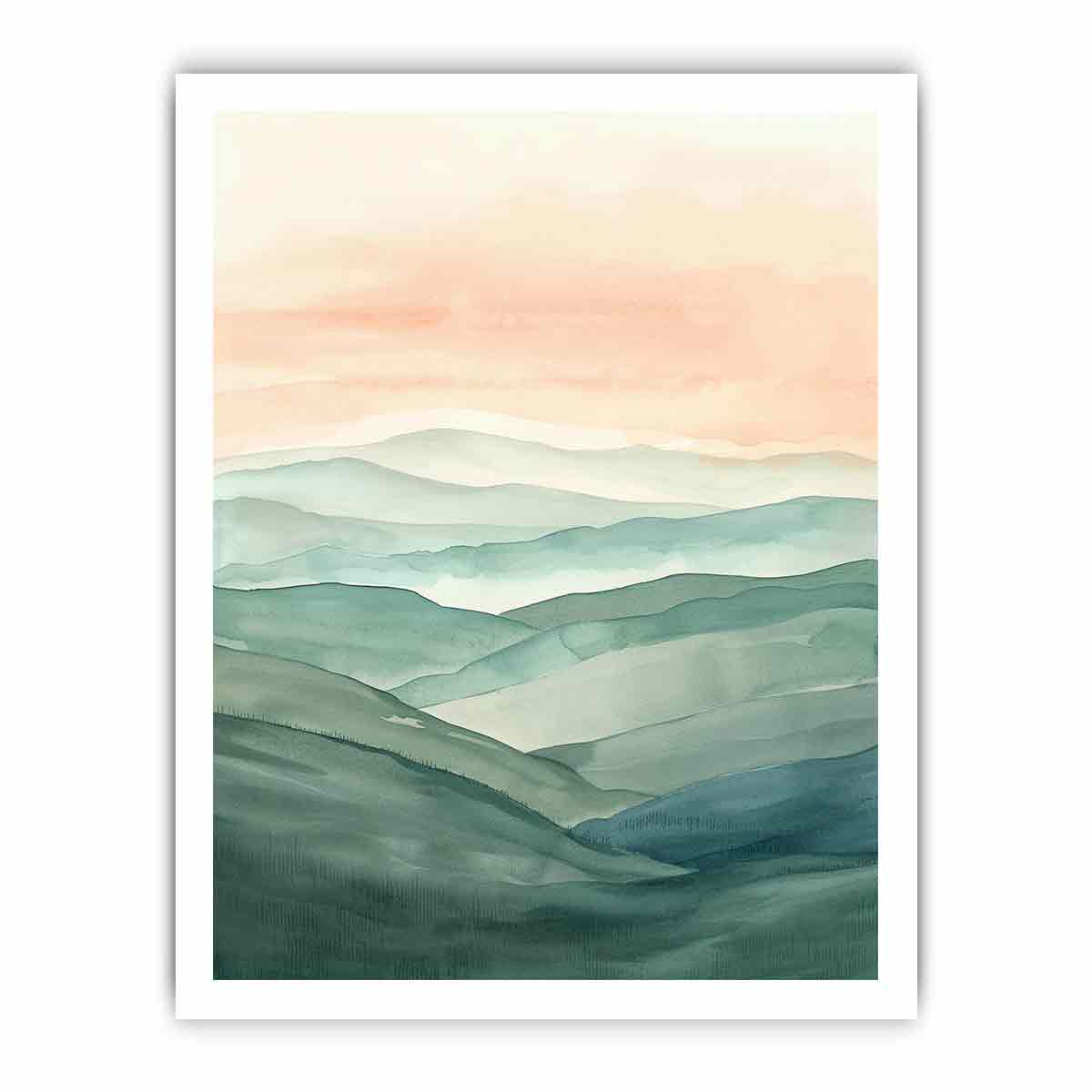 Serene Landscape  Canvas Print