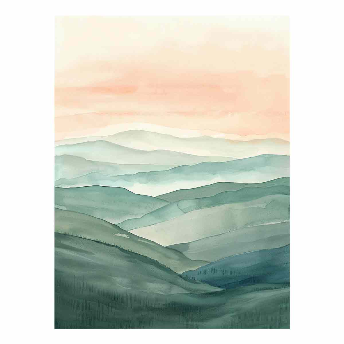Serene Landscape  Canvas Print