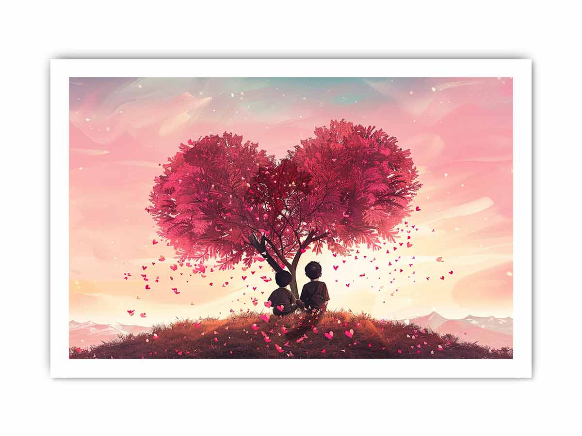 Love Tree  Canvas Print