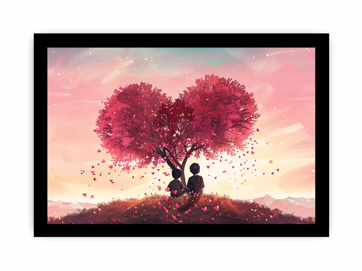 Love Tree  Canvas Print