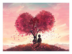 Love Tree  Canvas Print