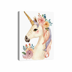 Cute Unicorn Canvas Print & Poster