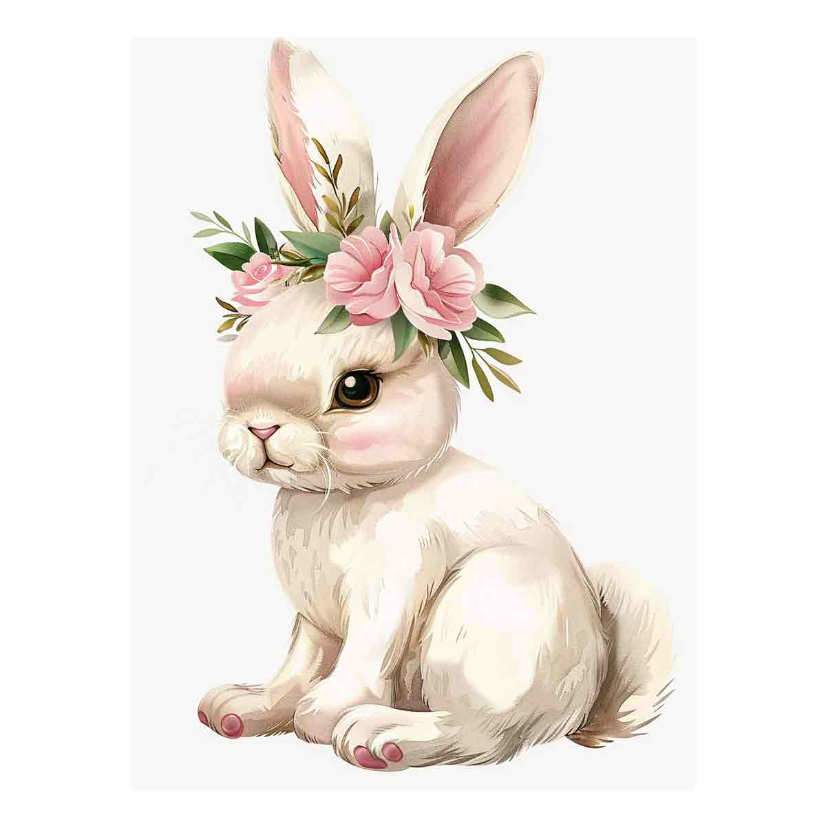 Cute Bunny  Canvas Print