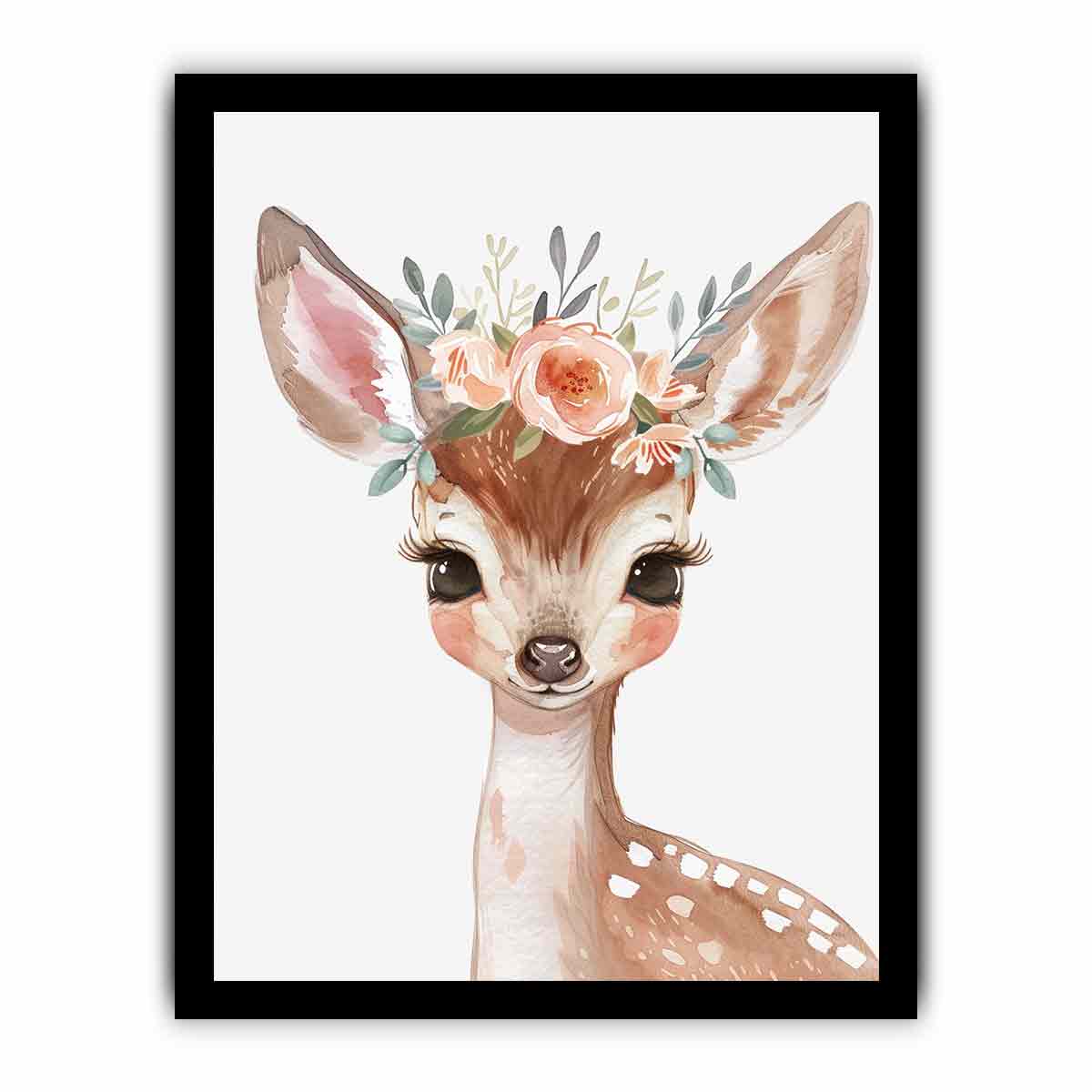Baby Deer Canvas Print