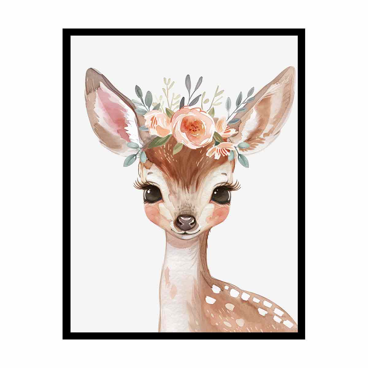 Baby Deer Canvas Print