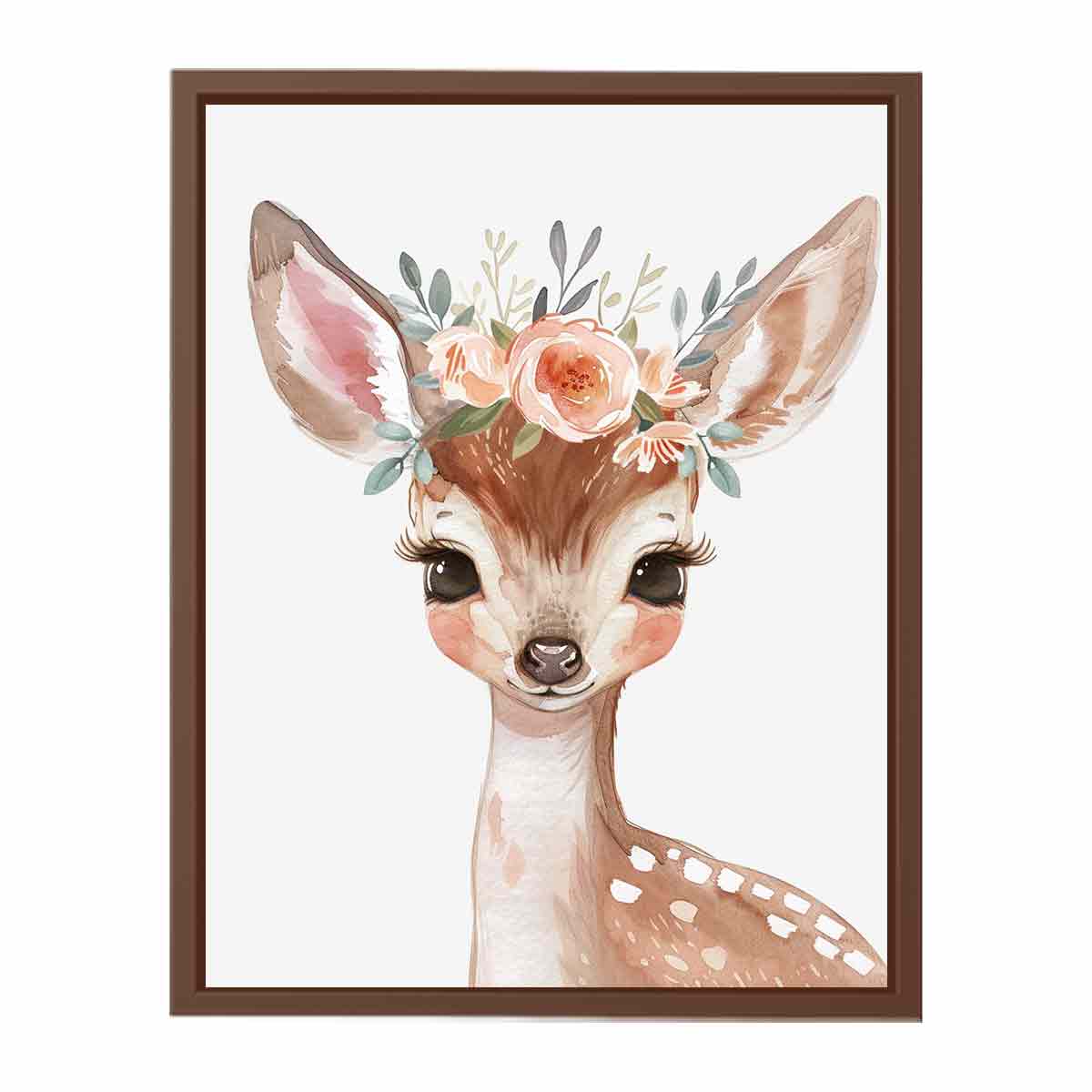 Baby Deer Canvas Print