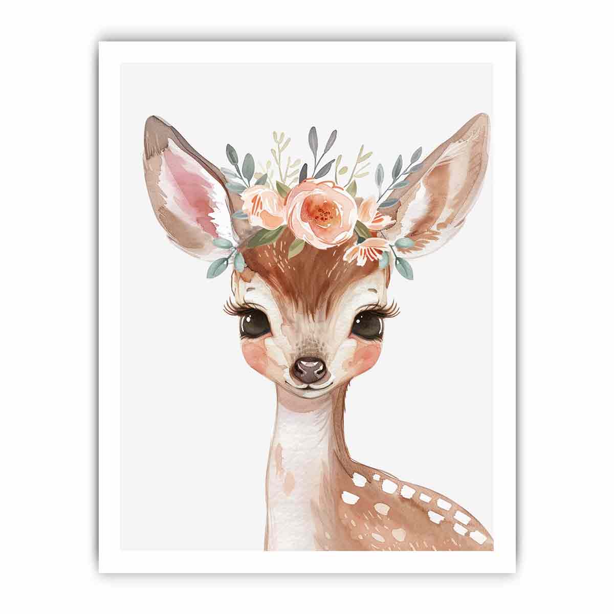 Baby Deer Canvas Print