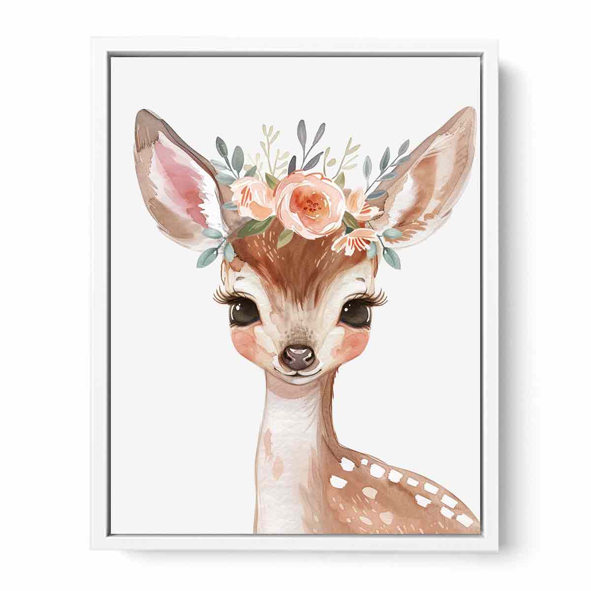 Baby Deer Canvas Print