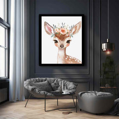 Baby Deer Canvas Print