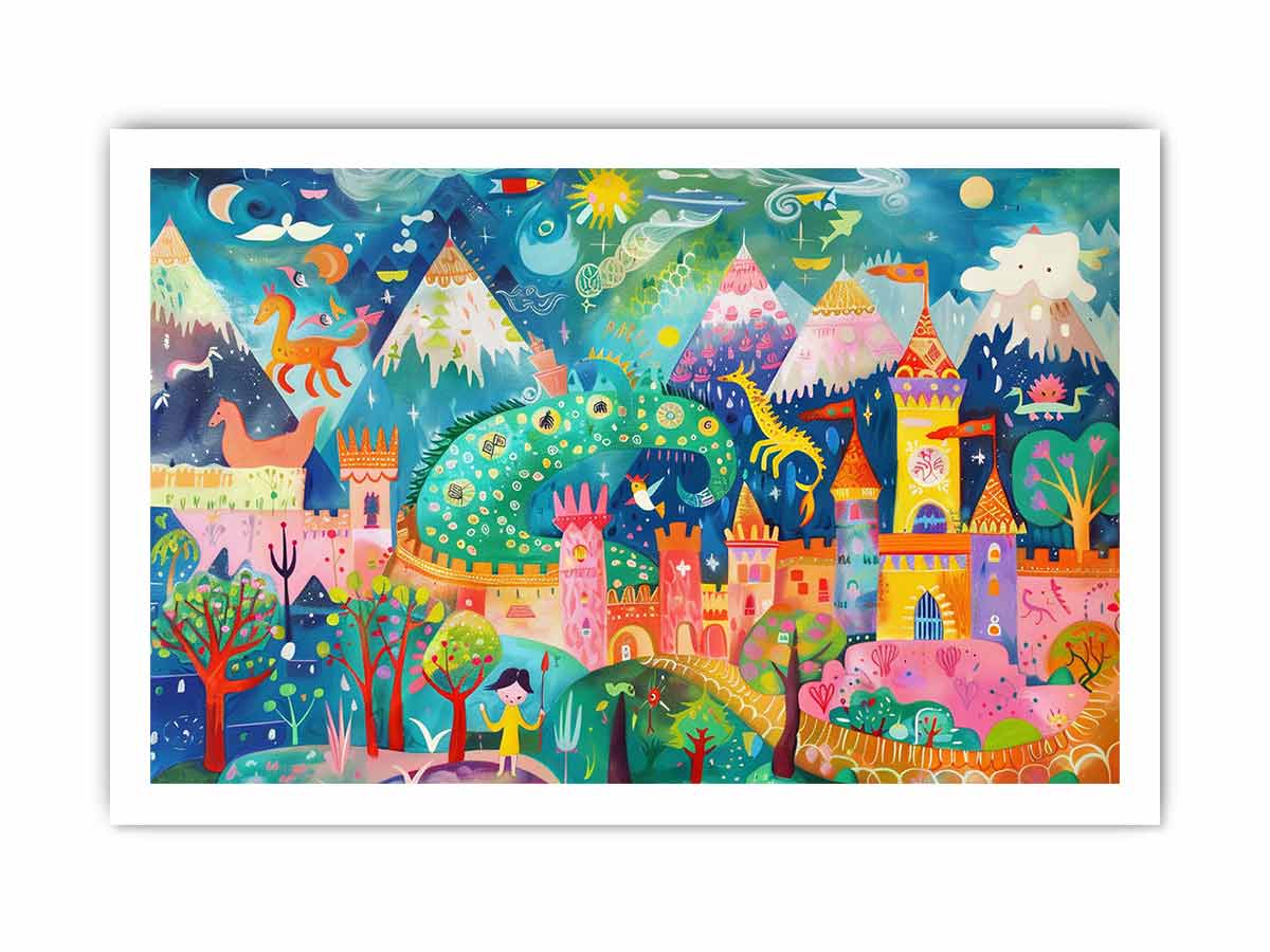 Kids Nursery Art canvas Print