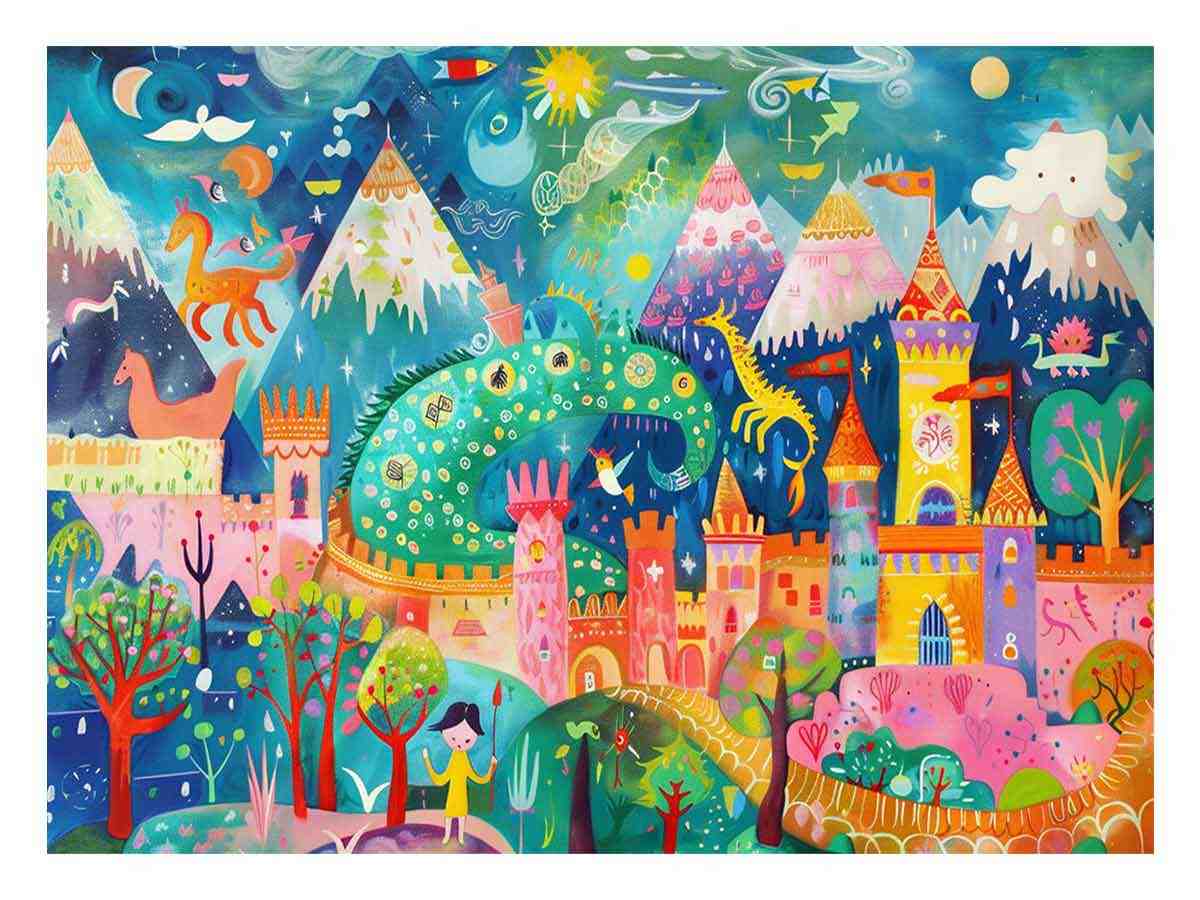 Kids Nursery Art canvas Print