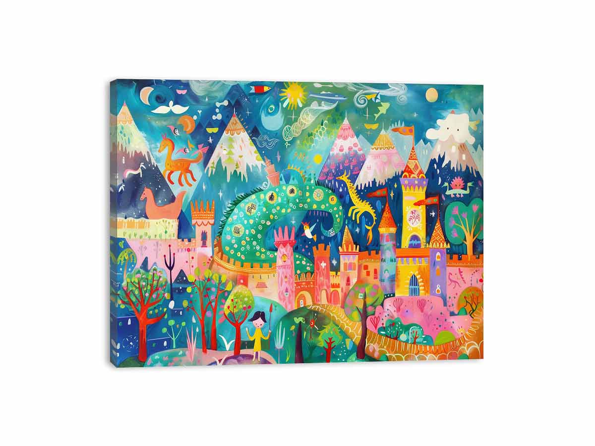 Kids Nursery Art canvas Print