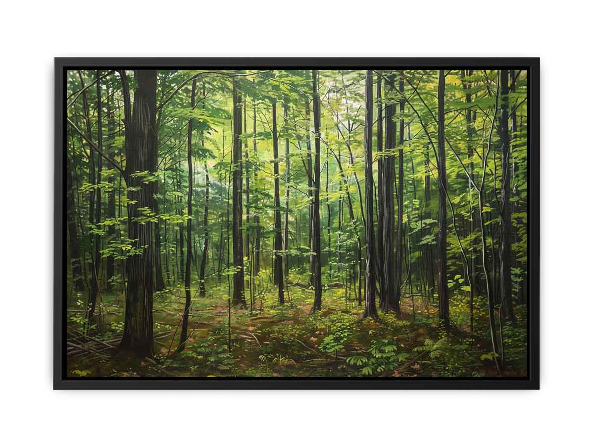 Hardwood Forest Canvas Painting