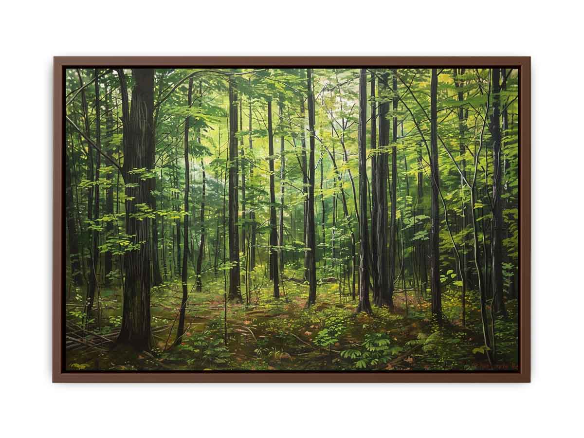 Hardwood Forest Canvas Painting