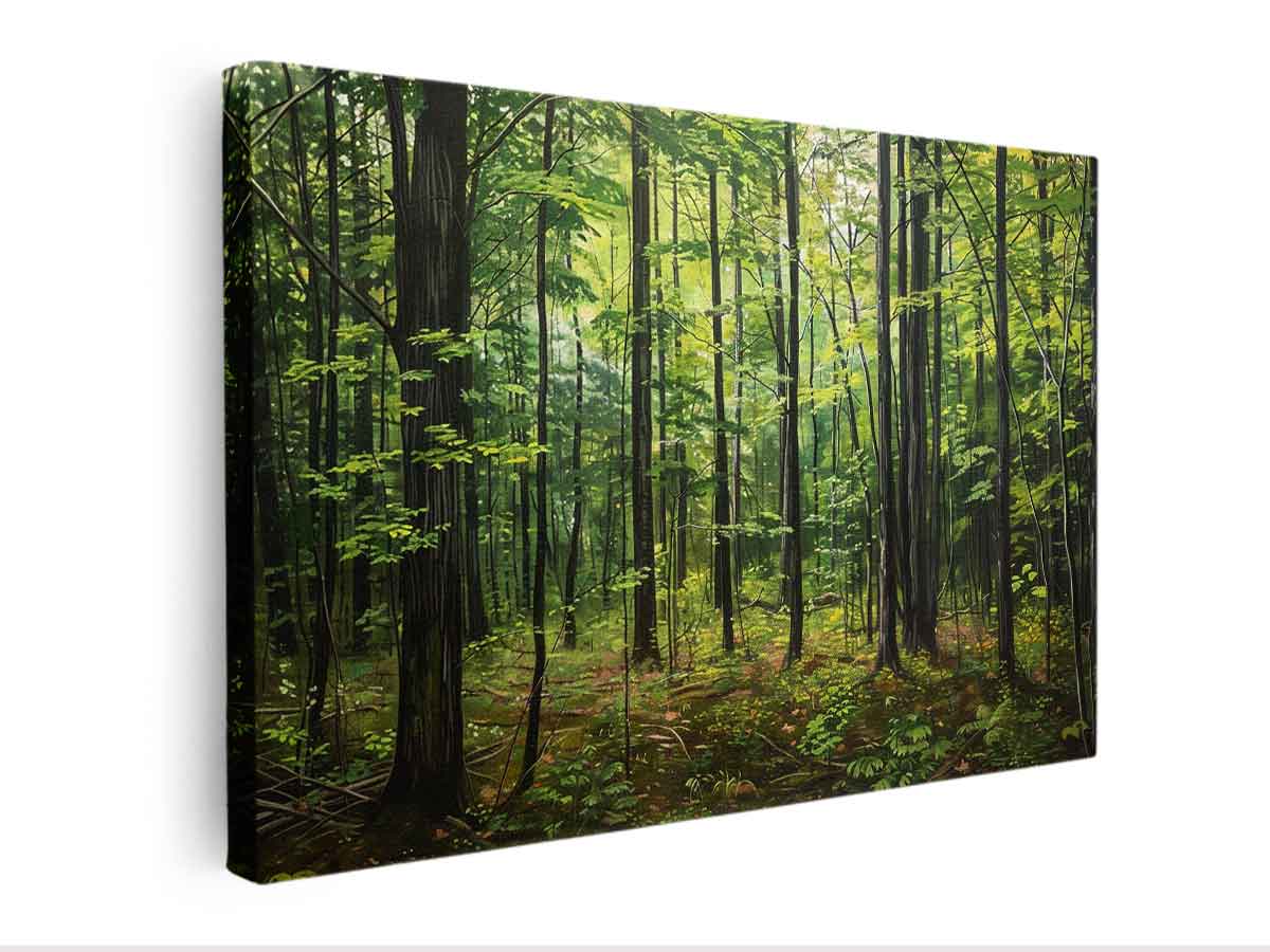 Hardwood Forest Canvas Painting